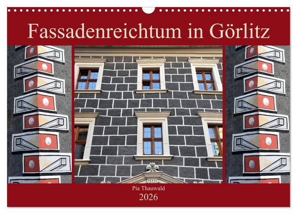 Produktbild: Fassadenreichtum in G&ouml;rlitz (Wandkalender 2026 DIN A3 quer), CALVENDO Monatskalender