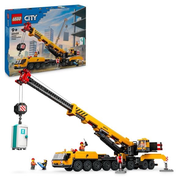 LEGO City Mobiler Baukran, kreatives Bauspielzeug für Kinder 60409