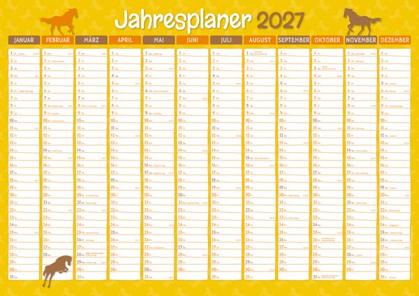 Produktbild: Pferde Kalenderpaket 2027