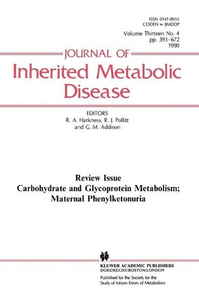 Produktbild: Carbohydrate and Glycoprotein Metabolism; Maternal Phenylketonuria