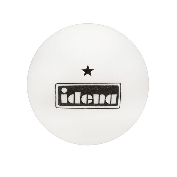Produktbild: Idena Tischtennisb&auml;lle aus Kunststoff wei&szlig; &Oslash;4cm 36 St&uuml;ck