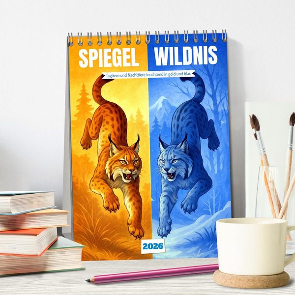 Produktbild: Spiegelwildnis (Tischkalender 2026 DIN A5 hoch), CALVENDO Monatskalender