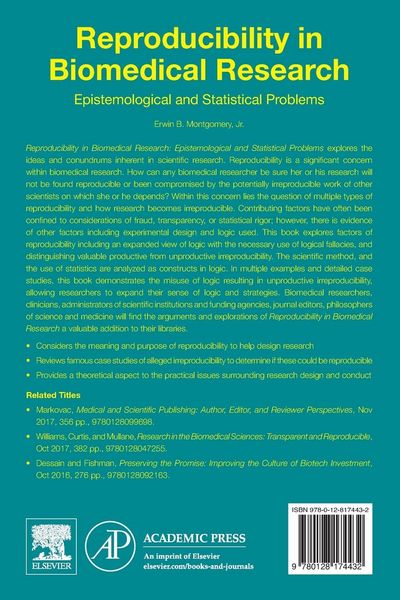 Produktbild: Reproducibility in Biomedical Research