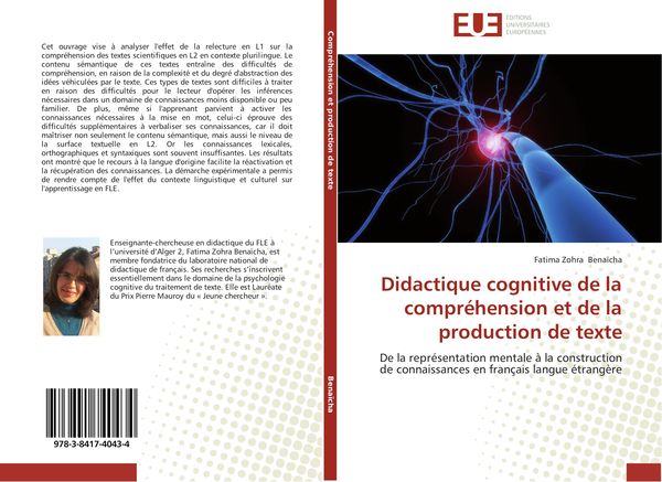 Produktbild: Didactique cognitive de la compr&eacute;hension et de la production de texte