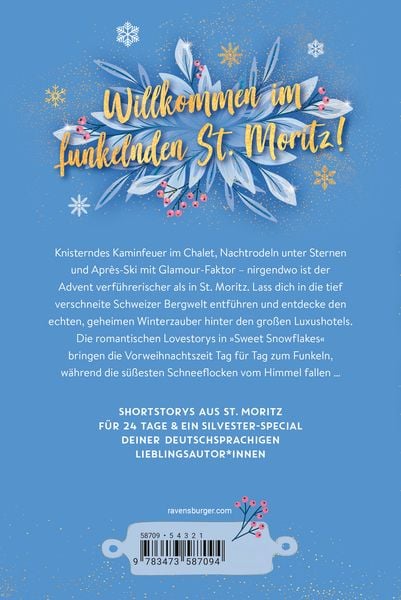 Produktbild: Sweet Snowflakes. Ein Adventskalender. Lovestorys f&uuml;r 24 Tage plus Silvester Special
