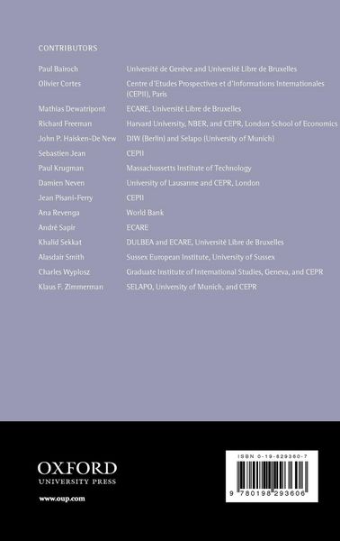 Produktbild: Trade and Jobs in Europe (Much ADO about Nothing?)
