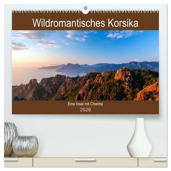 Produktbild: Wildromatisches Korsika (hochwertiger Premium Wandkalender 2026 DIN A2 quer), Kunstdruck in Hochglanz