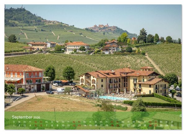 Produktbild: Barolo in den H&uuml;geln des Langhe (Wandkalender 2026 DIN A3 quer), CALVENDO Monatskalender