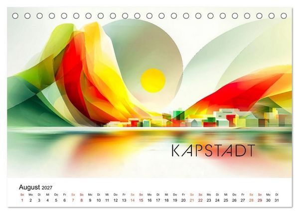Produktbild: St&auml;dte der Welt - Premium Edition (Tischkalender 2027 DIN A5 quer), CALVENDO Monatskalender