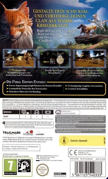 Produktbild: Warrior Cats - Clans of the Forest (Feral Edition)