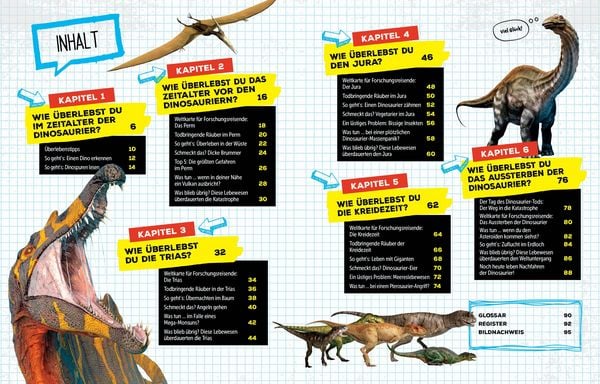 Produktbild: SURVIVAL GUIDE. Wie überlebst du im Zeitalter der DINOSAURIER!