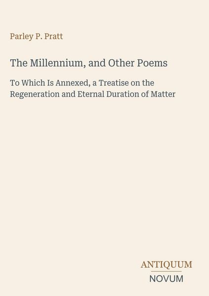 Produktbild: The Millennium, and Other Poems
