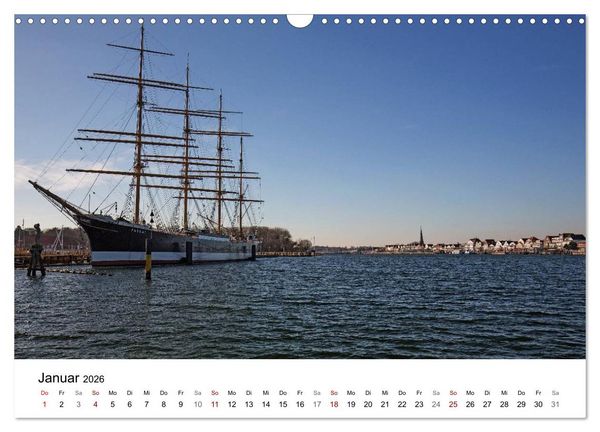 Produktbild: Ostseeheilbad Travem&uuml;nde - L&uuml;becks sch&ouml;nste Tochter (Wandkalender 2026 DIN A3 quer), CALVENDO Monatskalender