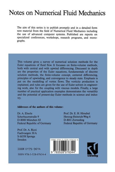 Produktbild: Numerical Solutions of the Euler Equations for Steady Flow Problems