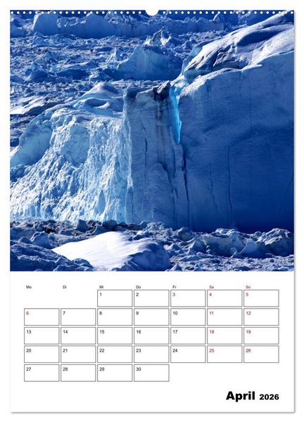 Produktbild: Die Eisberge von Ilulissat (Wandkalender 2026 DIN A2 hoch), CALVENDO Monatskalender