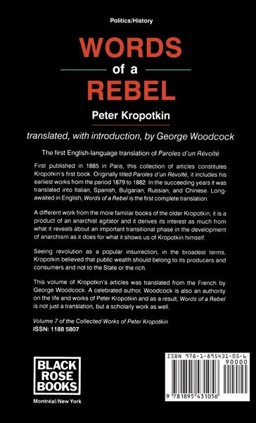 Produktbild: Words Of A Rebel