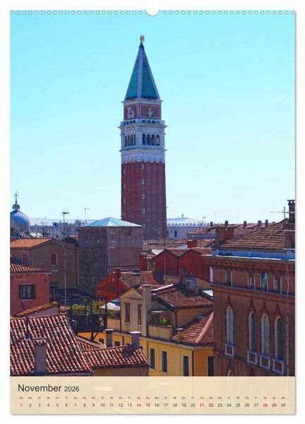 Produktbild: F&uuml;r immer Dein Venedig (hochwertiger Premium Wandkalender 2026 DIN A2 hoch), Kunstdruck in Hochglanz