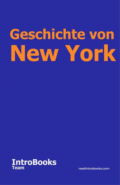 Produktbild: Geschichte von New York