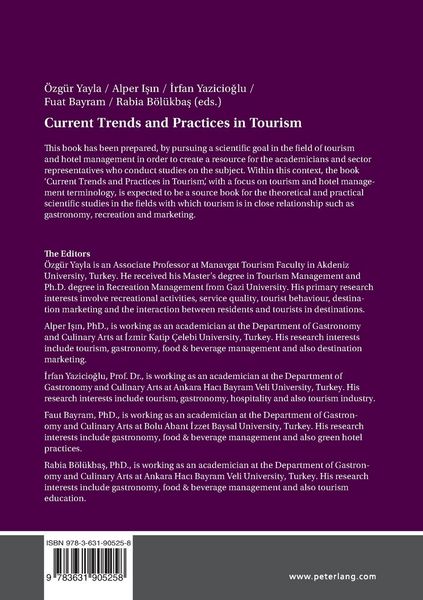 Produktbild: Current Trends and Practices in Tourism