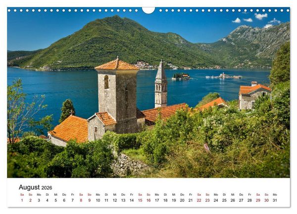 Produktbild: Montenegro - Land der schwarzen Berge (Wandkalender 2026 DIN A3 quer), CALVENDO Monatskalender