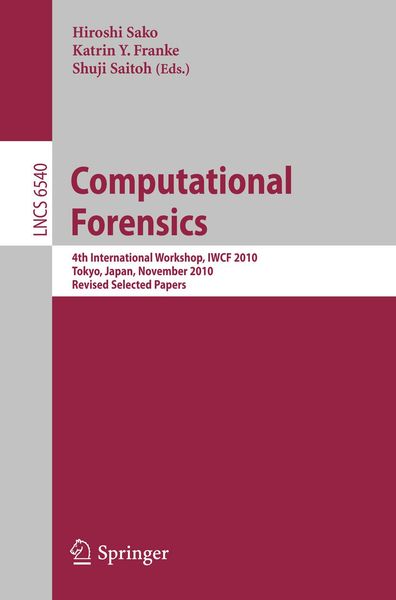 Produktbild: Computational Forensics