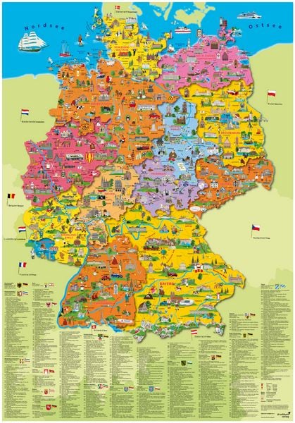 Produktbild: Poster &bdquo;Deutschland Politisch&ldquo;