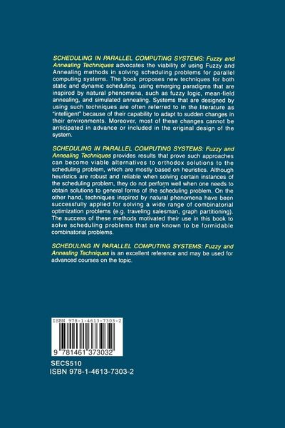 Produktbild: Scheduling in Parallel Computing Systems