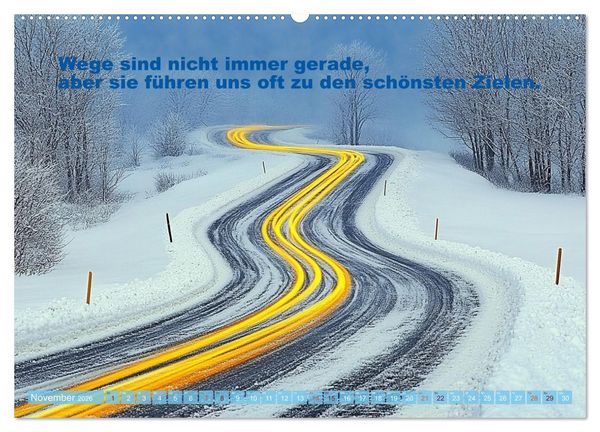 Produktbild: Wortperlen (Wandkalender 2026 DIN A2 quer), CALVENDO Monatskalender
