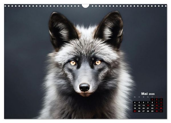 Produktbild: Only Black (Wandkalender 2026 DIN A3 quer), CALVENDO Monatskalender