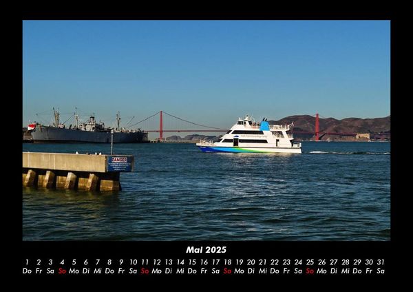 Produktbild: Boote 2025 Fotokalender DIN A3