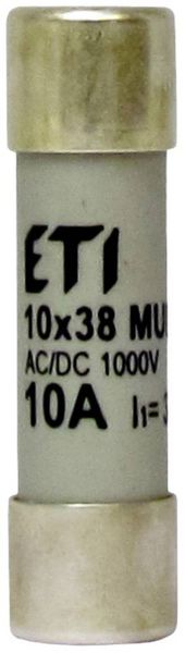 Produktbild: ETI Elektrotechnik 002625400 Multimetersicherung (&Oslash; x L) 10.30 mm x 38 mm 2 A 1000 V Inhalt 1 St.