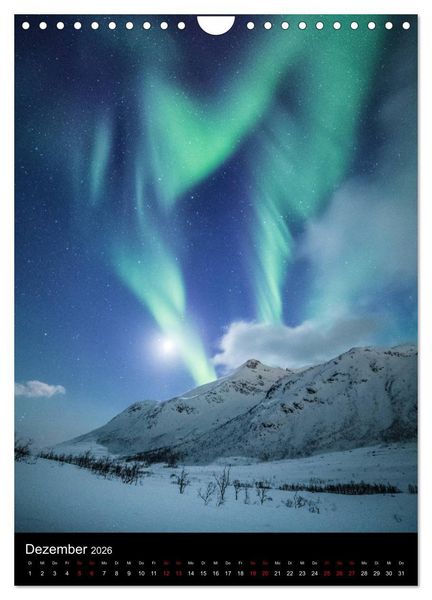 Produktbild: Nordlichtn&auml;chte (Wandkalender 2026 DIN A4 hoch), CALVENDO Monatskalender