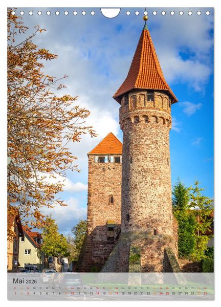 Produktbild: Stadtbummel in Ladenburg - Die R&ouml;mer- und Fachwerk-Stadt (Wandkalender 2026 DIN A4 hoch), CALVENDO Monatskalender