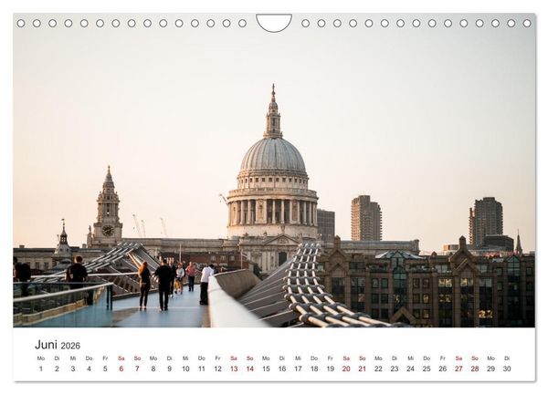 Produktbild: London - Die faszinierende Hauptstadt Englands. (Wandkalender 2026 DIN A4 quer), CALVENDO Monatskalender
