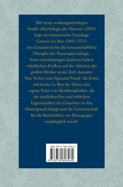 Produktbild: Psychologie der Massen