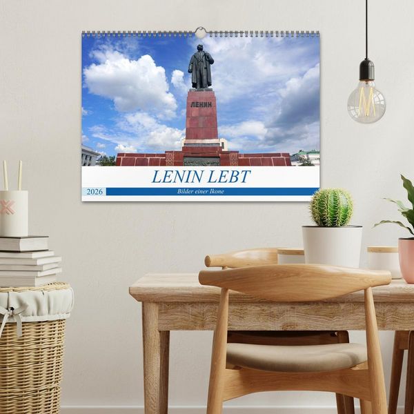 Produktbild: LENIN LEBT - Bilder einer Ikone (Wandkalender 2026 DIN A3 quer), CALVENDO Monatskalender