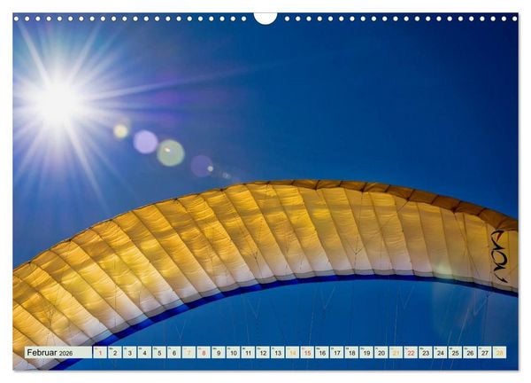 Produktbild: Freiheit und Abenteuer - Paragliding (Wandkalender 2026 DIN A3 quer), CALVENDO Monatskalender