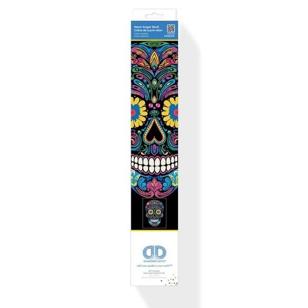 Produktbild: DIAMOND DOTZ - Diamond Painting Neon Totenkopf