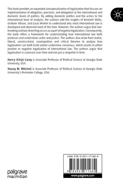 Produktbild: Legalization of International Law and Politics