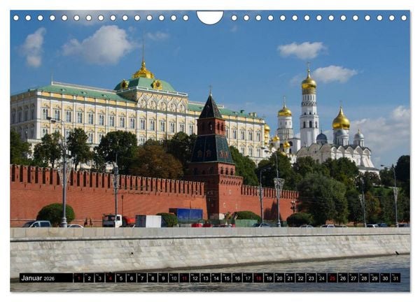 Produktbild: Flussfahrt Moskau - St. Petersburg (Wandkalender 2026 DIN A4 quer), CALVENDO Monatskalender