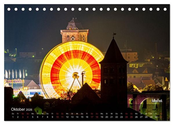 Produktbild: stiftsruine zu bad hersfeld (Tischkalender 2026 DIN A5 quer), CALVENDO Monatskalender