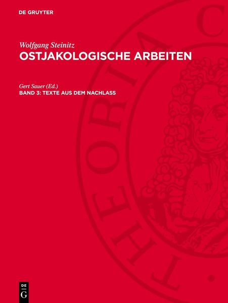 Produktbild: Texte aus dem Nachlass
