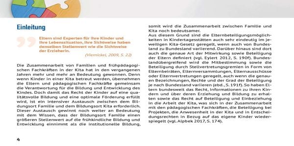 Produktbild: Erziehungspartnerschaft statt Elternarbeit
