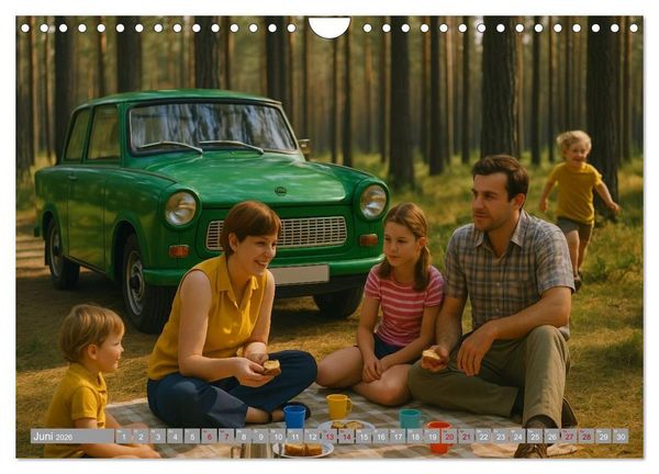 Produktbild: Alltagsgeschichten mit Trabant (Wandkalender 2026 DIN A4 quer), CALVENDO Monatskalender