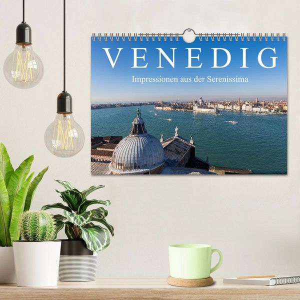Produktbild: Venedig - Impressionen aus der Serenissima (Wandkalender 2026 DIN A4 quer), CALVENDO Monatskalender