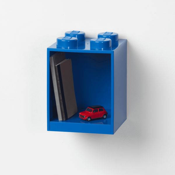 Produktbild: LEGO&reg; B&uuml;cherregal 4 Noppen Blau