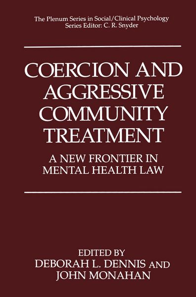 Produktbild: Coercion and Aggressive Community Treatment