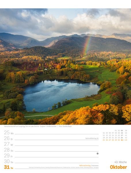 Produktbild: Planet Erde Wochenplaner Kalender 2027 | Landschaften der Welt