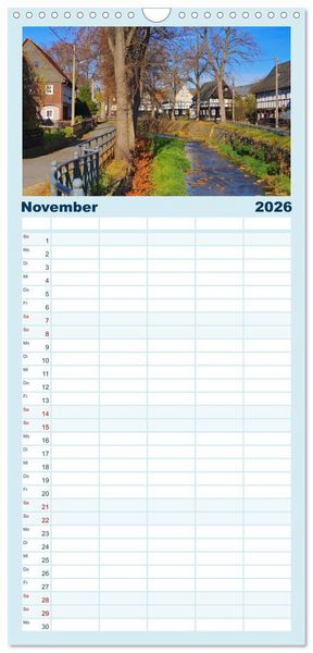 Produktbild: Familienplaner 2026 - Zittauer Gebirge - Deutschlands kleinstes Mittelgebirge mit 5 Spalten (Wandkalender, 21 x 45 cm) CALVENDO