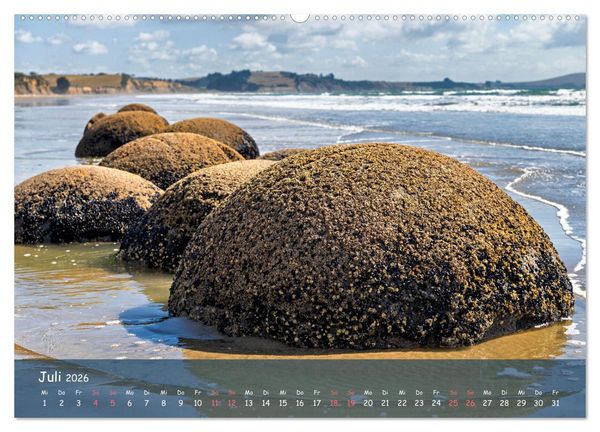 Produktbild: Magische Orte: Neuseeland (Wandkalender 2026 DIN A2 quer), CALVENDO Monatskalender